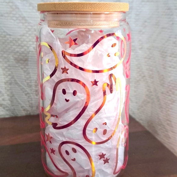 Glass ghost 👻 cup - Picture 3 of 3
